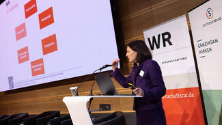 Prof. Dr. Birgit Spinath, Vorsitzende des Ausschusses "Tertiäre Bildung" beim Wissenschaftsrat (Foto: Jürgen Aloisius Morgenroth)